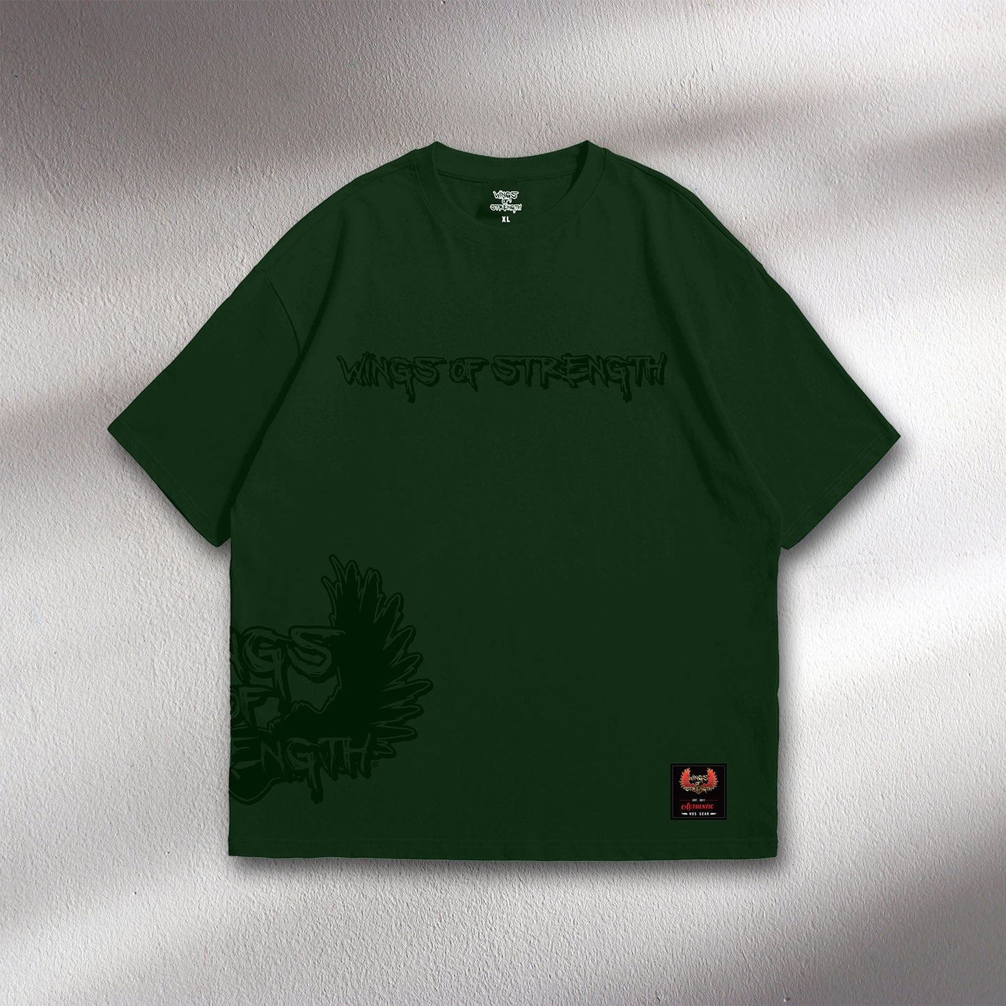 WOS Monochrome Oversized Green Tee