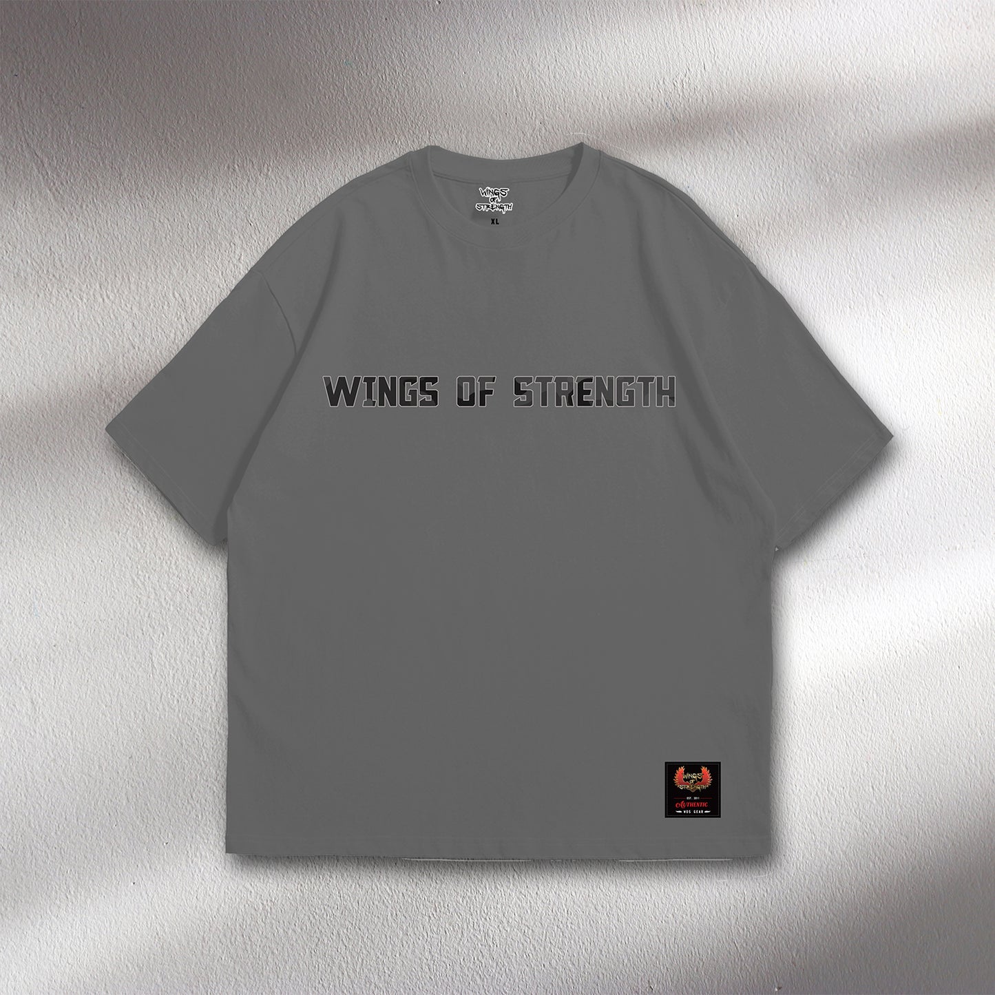 WOS Camo Oversized Grey Tee