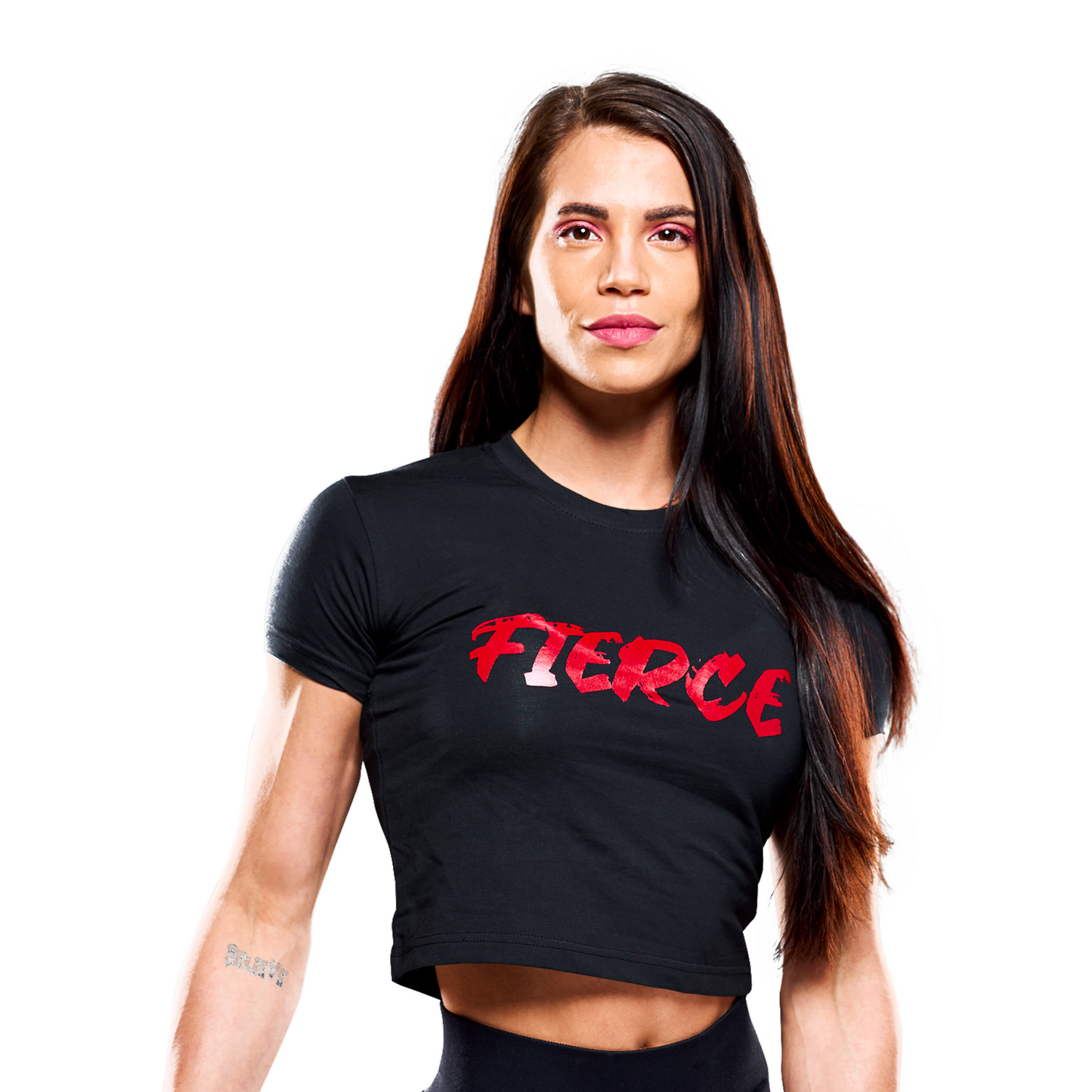 Wings of Strength Fierce Crop Tee