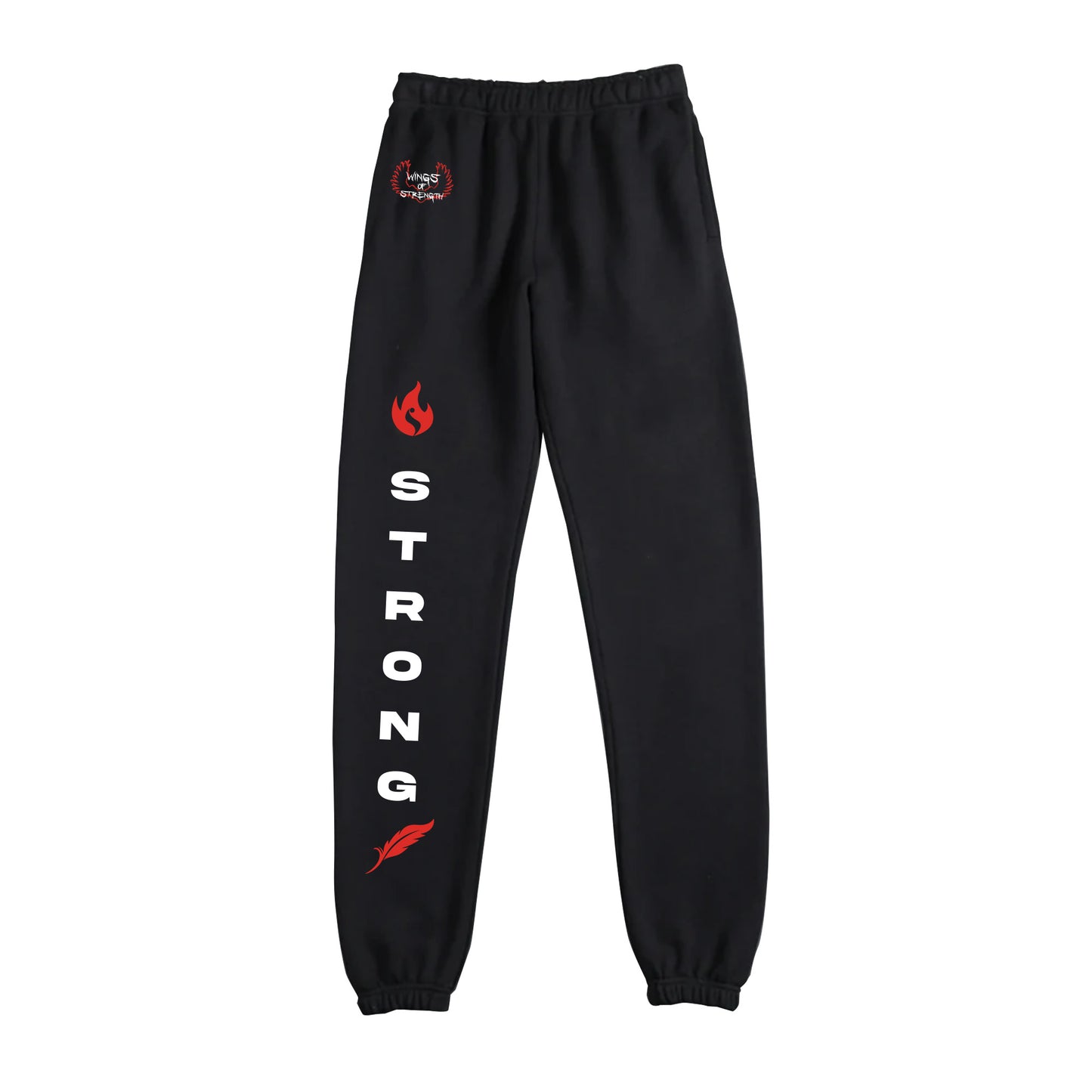 Wings of Strength Women's Sweatpants - Black