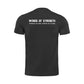 Black Wings of Strength Unisex "Fire" T-Shirt